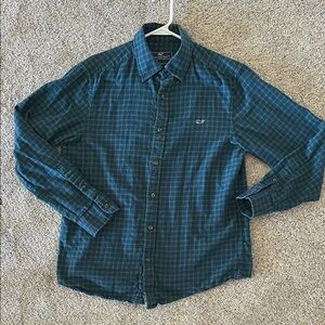 Vineyard Vines Blue Casual Button Down Shirt